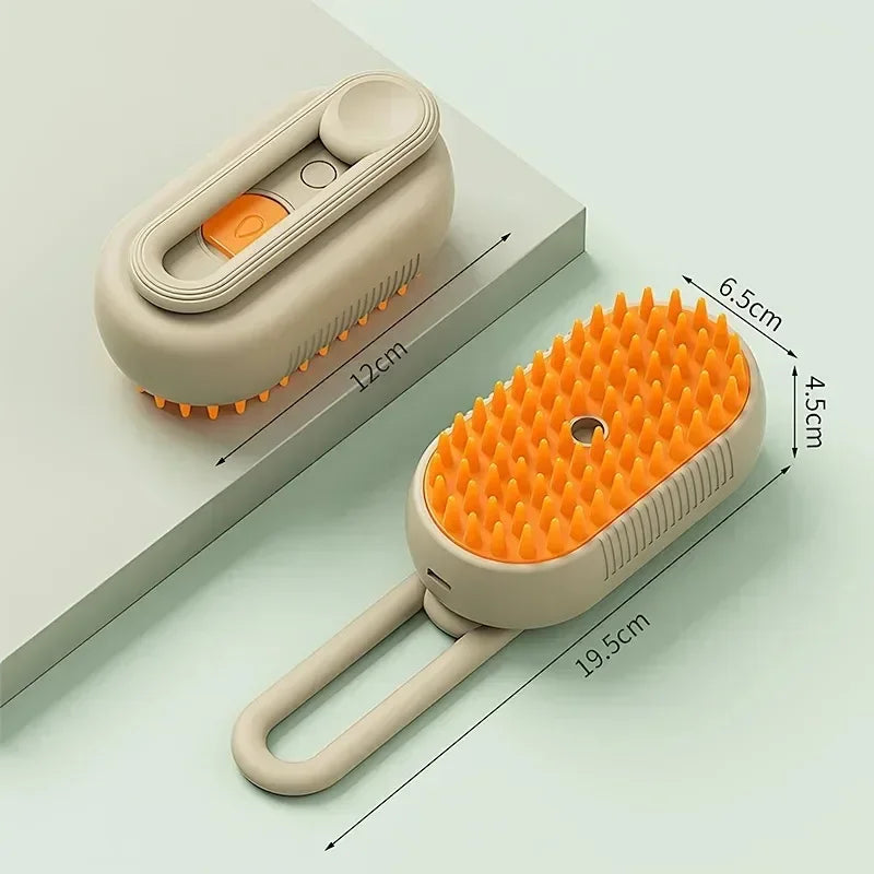 3-In-1 Pet Hair Brush Cat Hair Comb Electric Pet Cleaning Brush Steam Spray Brush Massage Hair Removal Comb anti Flying Brushes